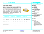 IB1011S190 - Integra Technologies, Inc.