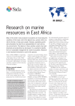 Research on marine resources in East Africa