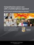 Comprehensive cancer care with a multidisciplinary approach