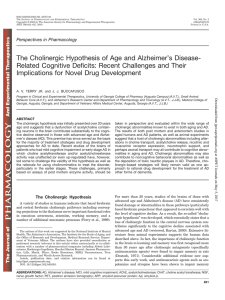 The Cholinergic Hypothesis of Age and Alzheimer`s Disease