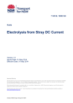 Electrolysis from Stray DC Current