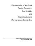 The Association of Non-Profit Theatre Companies, New York City