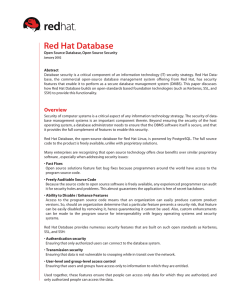 Red Hat Database