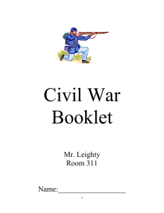 Civil War - Dover High School