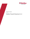 McAfee Firewall Enterprise 8.3