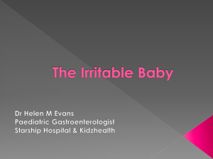 Gastro-oesophageal Reflux in Children: A common