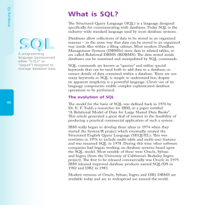 What is SQL? - In Easy Steps