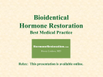 Natural Hormone Replacement Therapy
