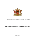 National Climate Change Policy 2011