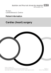 Cardiac (heart) surgery - Basildon and Thurrock University Hospitals