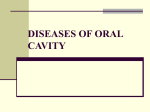 diseases of oral cavity