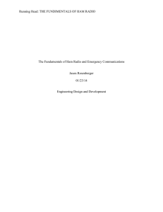 The Fundamentals of Ham Radio and Emergency Communications