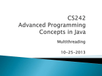 Multithreading 10-25-2013