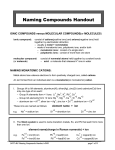 Naming Compounds Handout - Seattle Central College