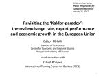 Revisiting *Kaldor*s paradox*: the effect of currency misalignment