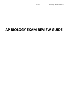 ap biology exam review guide