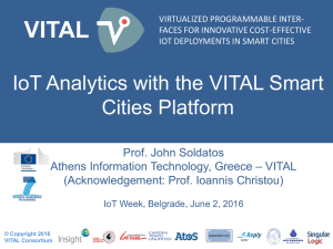 Enablers for IoT Analytics in Smart Cities – John