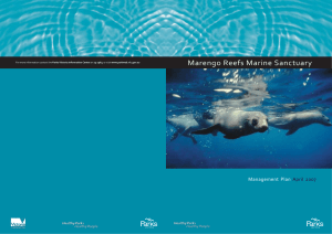 Marengo Reefs Marine Sanctuary Management Plan