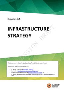 Draft Infrastructure Strategy - Economic Summits