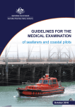 Guidelines for the medical examination of seafarers and coastal pilots