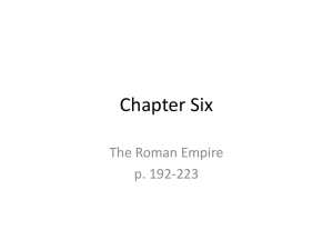The Roman Empire powerpoint