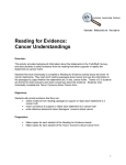 Reading for Evidence Handout - URMC