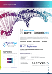 Labcyte – Edinburgh 2016 Genomics Symposium