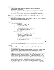 Rational Numbers