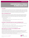 CARDIOMETABOLIC PROFILE IN DRIED BLOOD SPOT