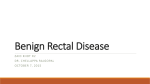 Benign Rectal Disease