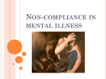 Issue of Non-compliance in Mental Illness