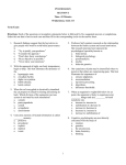 Term I Exam Units 1-8 - Biloxi Public Schools