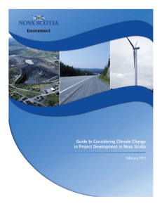 Guide to Considering Climate Change in Project Development in