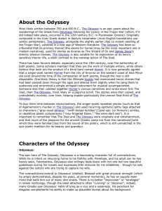 Characters of the Odyssey