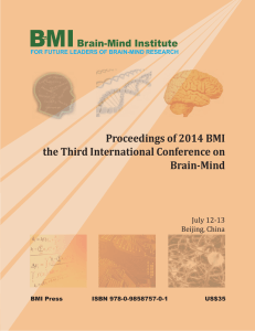 Proceedings of 2014 BMI the Third International Conference on