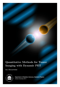 Quantitative Methods for Tumor Imaging with Dynamic PET