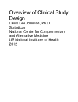 Overview of Clinical Study Design (508)
