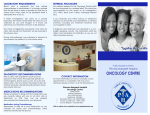 Oncology Centre Brochure - Princess Margaret Hospital