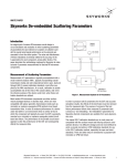 Skyworks De-embedded Scattering Parameters