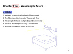 The Michelson Interferometer Wavelength Meter