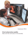 3D functionality in CARESTREAM PACS