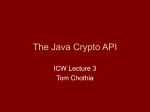 The Java Crypto API