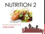 Shred Original Nutrition Presentation 2