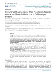 Immune Cell Repertoire and Their Mediators in Patients with Acute