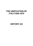 the unification of italy1848-1870