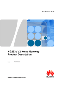 HG253s V2 Home Gateway Product Description