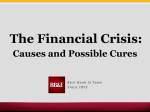 The Financial Crisis - Wichita State University