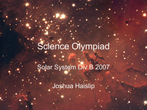 Science Olympiad - UNC Physics and Astronomy