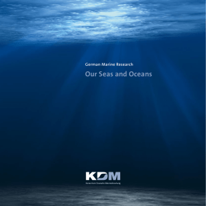 Our Seas and Oceans - Konsortium Deutsche Meeresforschung