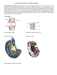 Other types of electromagnetic clutches